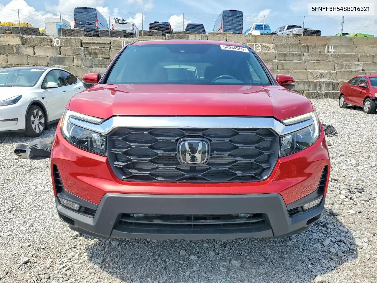 2025 Honda Passport Exl VIN: 5FNYF8H54SB016321 Lot: 54044066