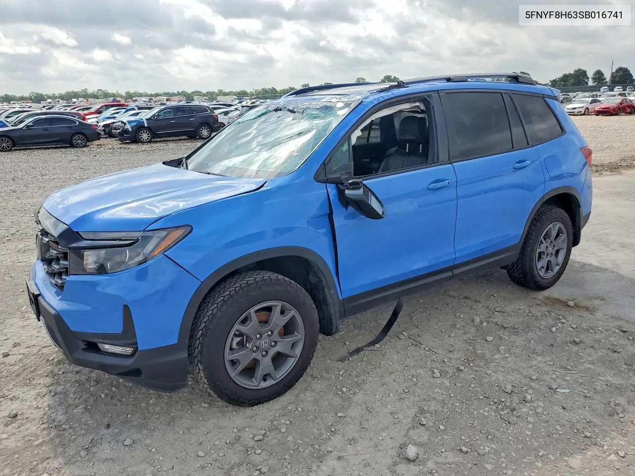 2025 Honda Passport VIN: 5FNYF8H63SB016741 Lot: 56432746