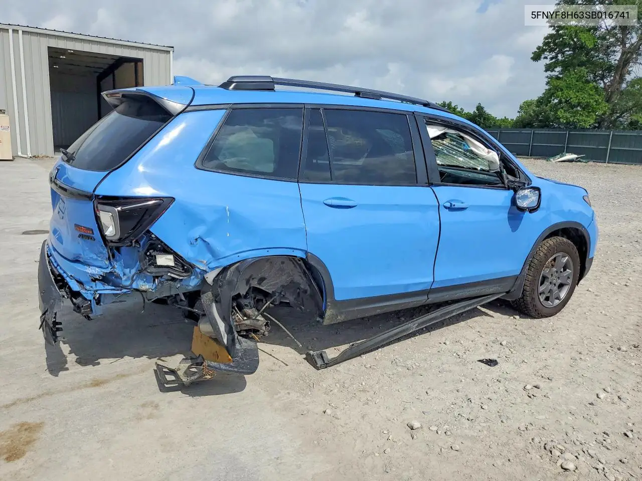 2025 Honda Passport VIN: 5FNYF8H63SB016741 Lot: 56432746