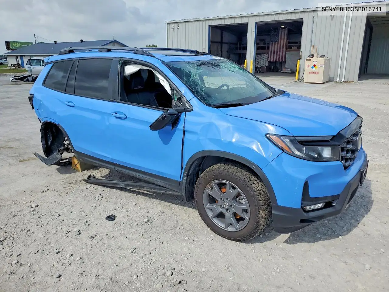 2025 Honda Passport VIN: 5FNYF8H63SB016741 Lot: 56432746