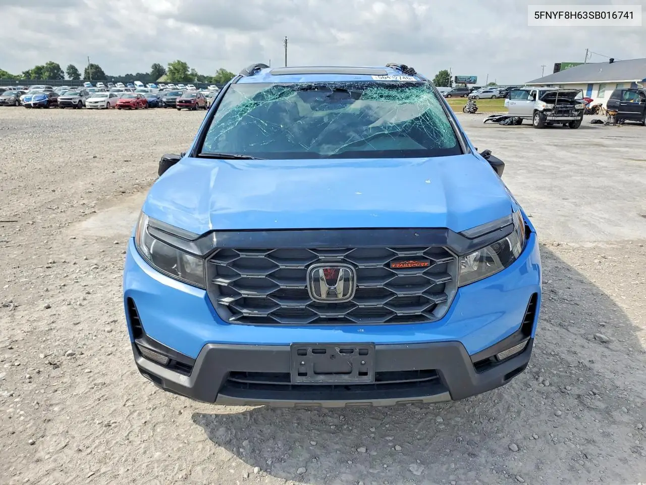 2025 Honda Passport VIN: 5FNYF8H63SB016741 Lot: 56432746