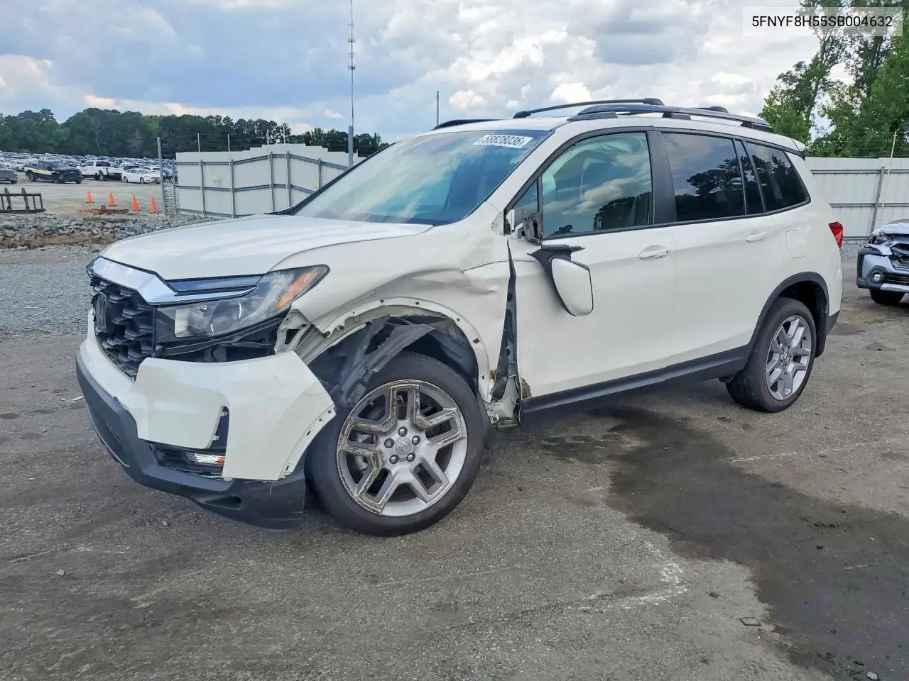 2025 Honda Passport Exl VIN: 5FNYF8H55SB004632 Lot: 58828036