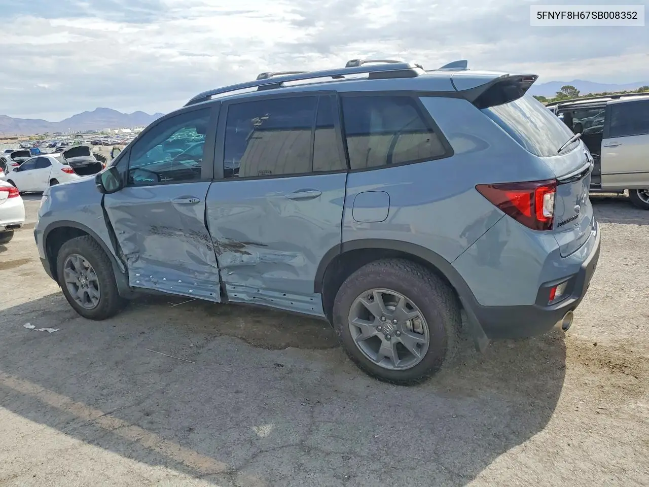 2025 Honda Passport Trail Sport VIN: 5FNYF8H67SB008352 Lot: 60888076