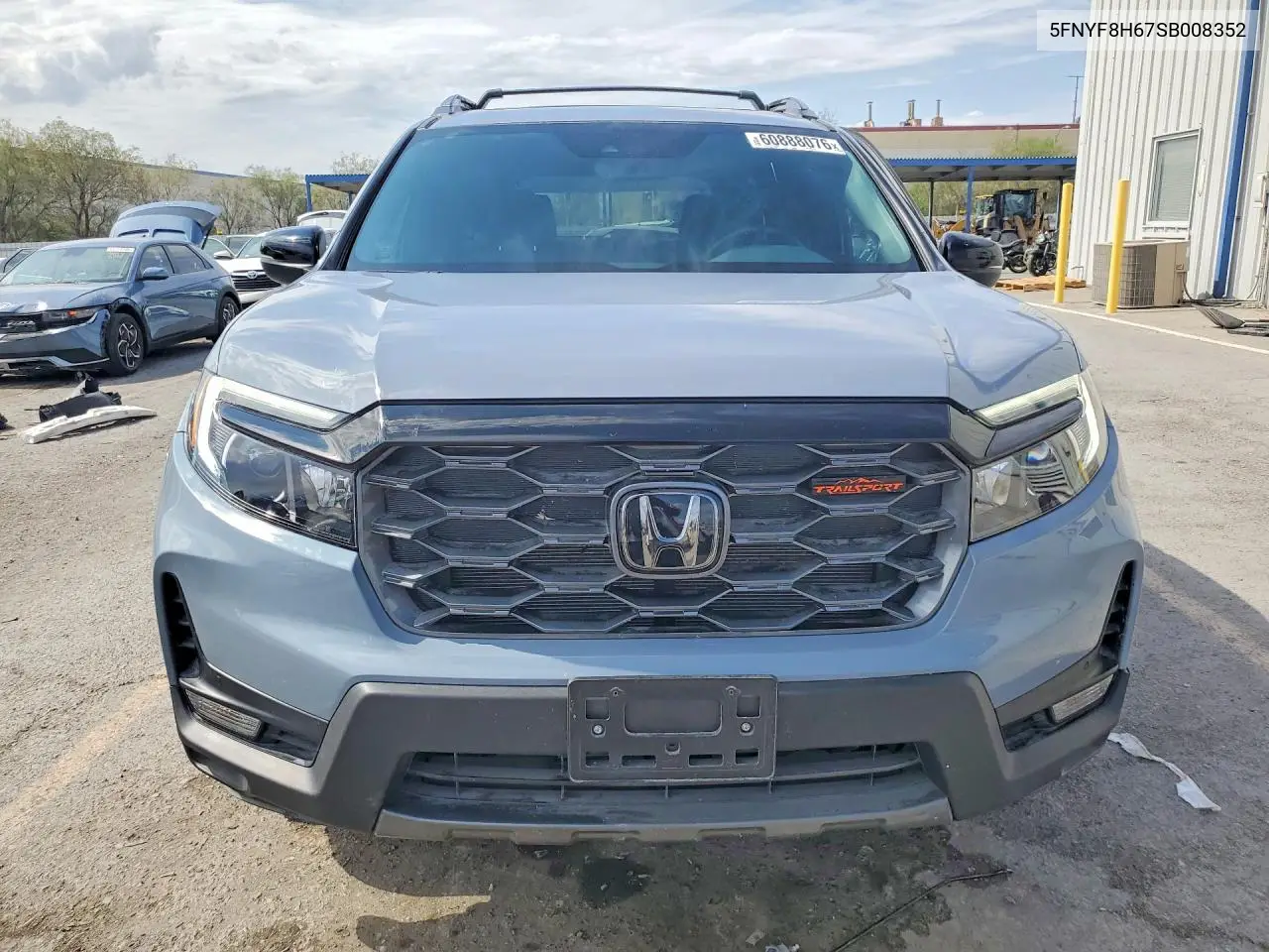 2025 Honda Passport Trail Sport VIN: 5FNYF8H67SB008352 Lot: 60888076