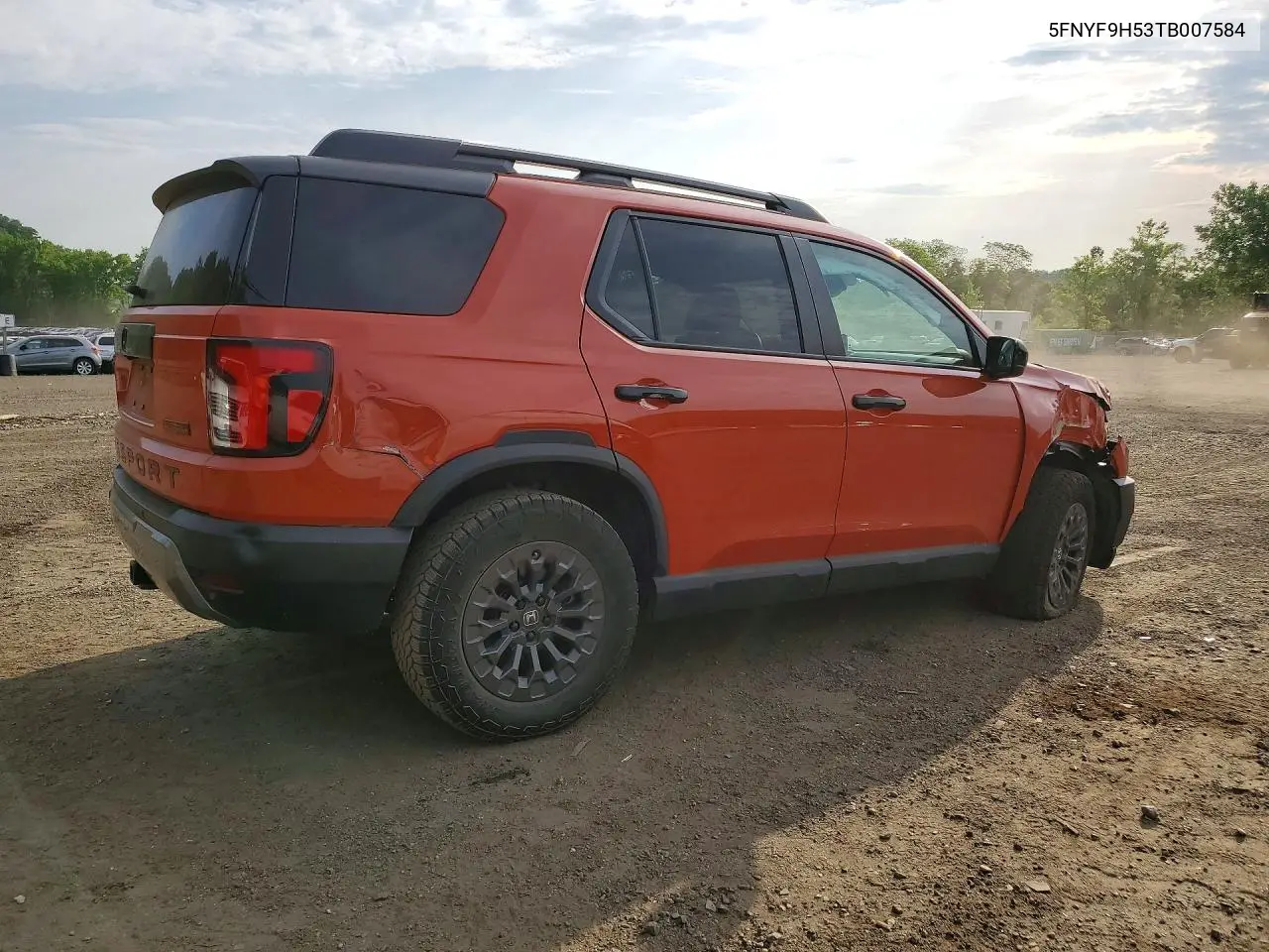 2026 Honda Passport Trail Sport VIN: 5FNYF9H53TB007584 Lot: 54396396
