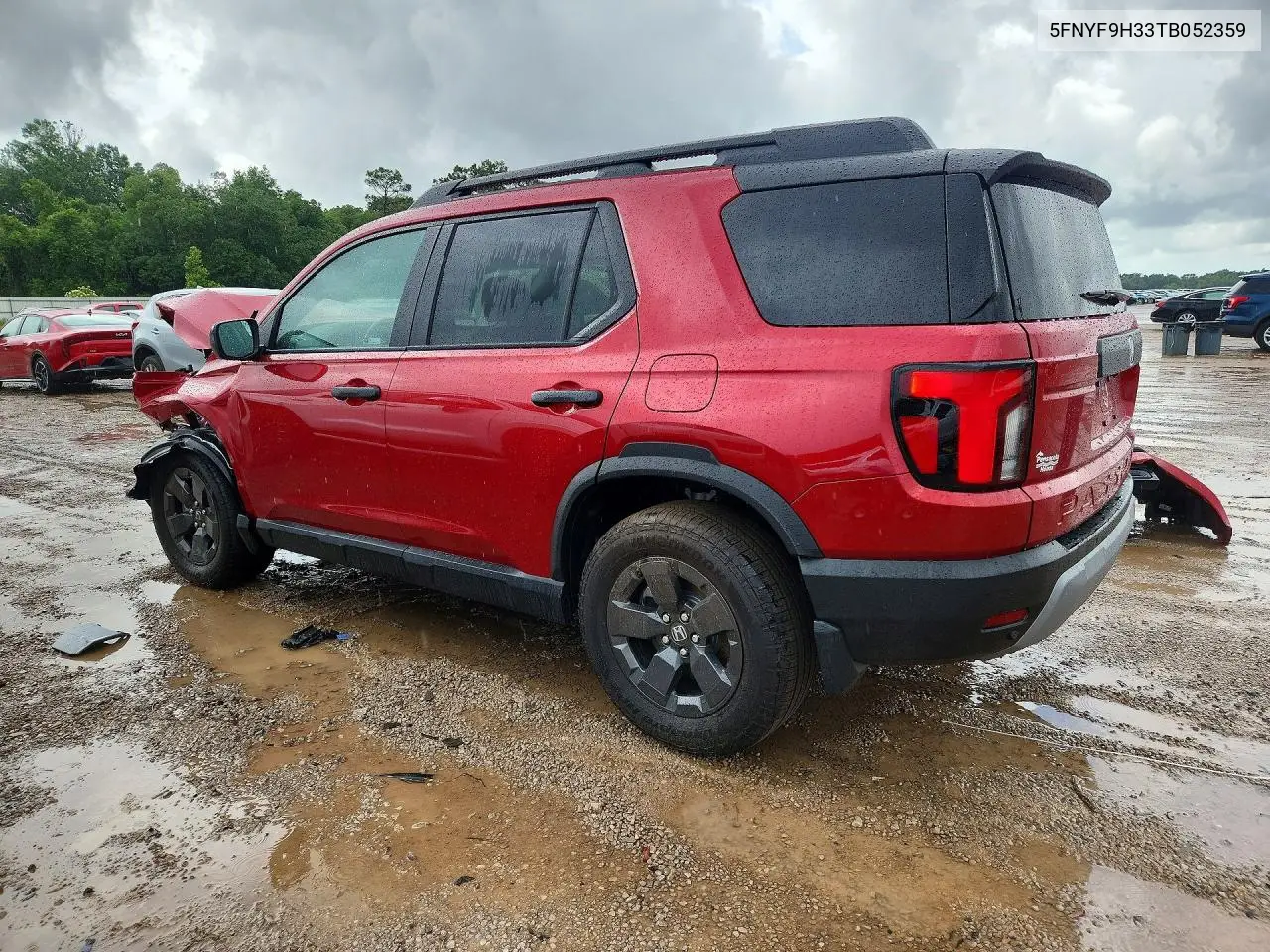 2026 Honda Passport Rtl VIN: 5FNYF9H33TB052359 Lot: 54768776