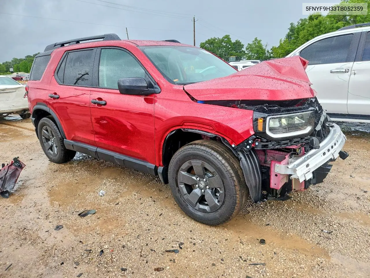 2026 Honda Passport Rtl VIN: 5FNYF9H33TB052359 Lot: 54768776