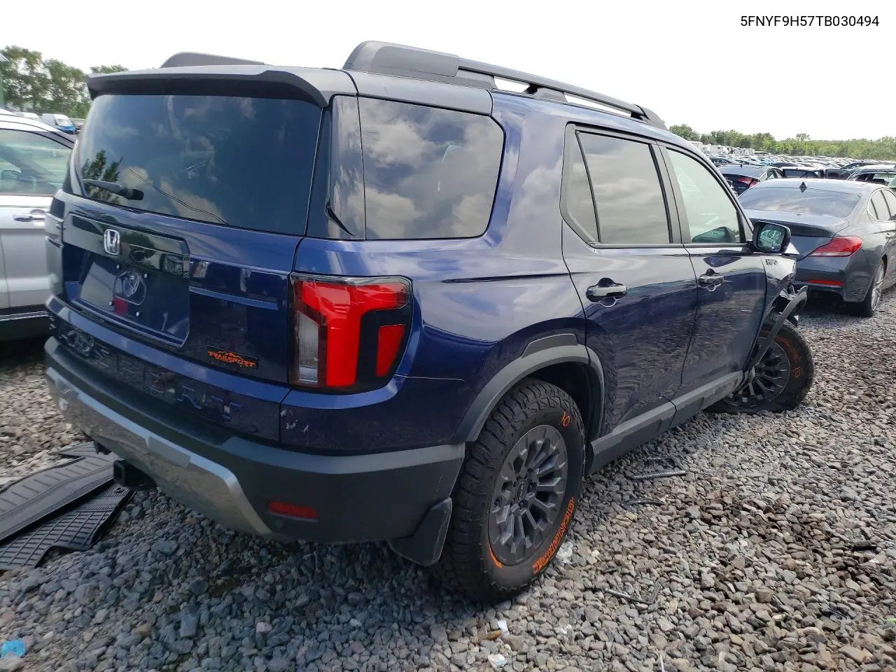 2026 Honda Passport Trail Sport VIN: 5FNYF9H57TB030494 Lot: 58633676