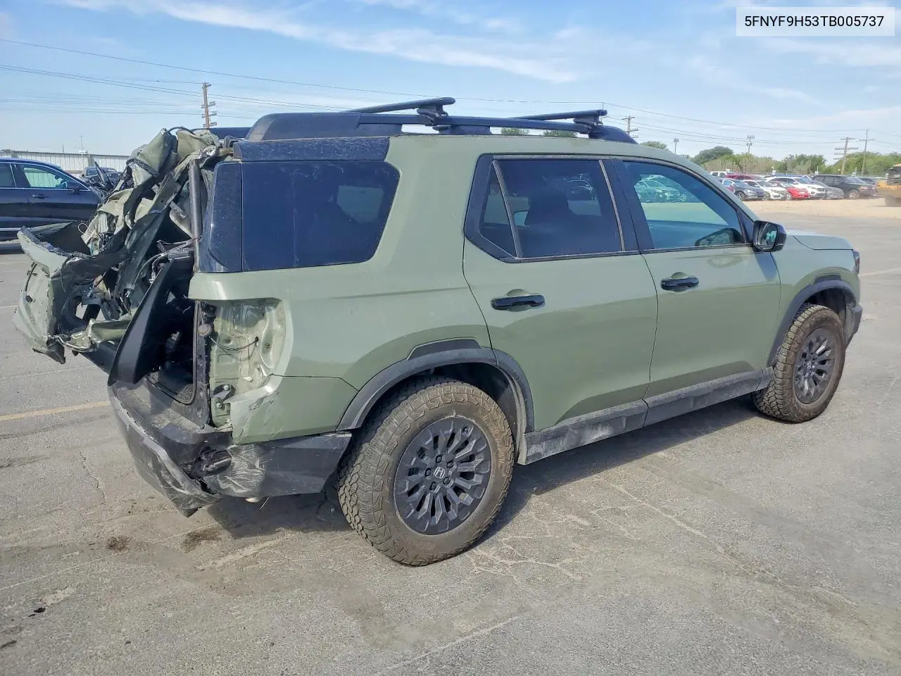 2026 Honda Passport Trail Sport VIN: 5FNYF9H53TB005737 Lot: 58828126
