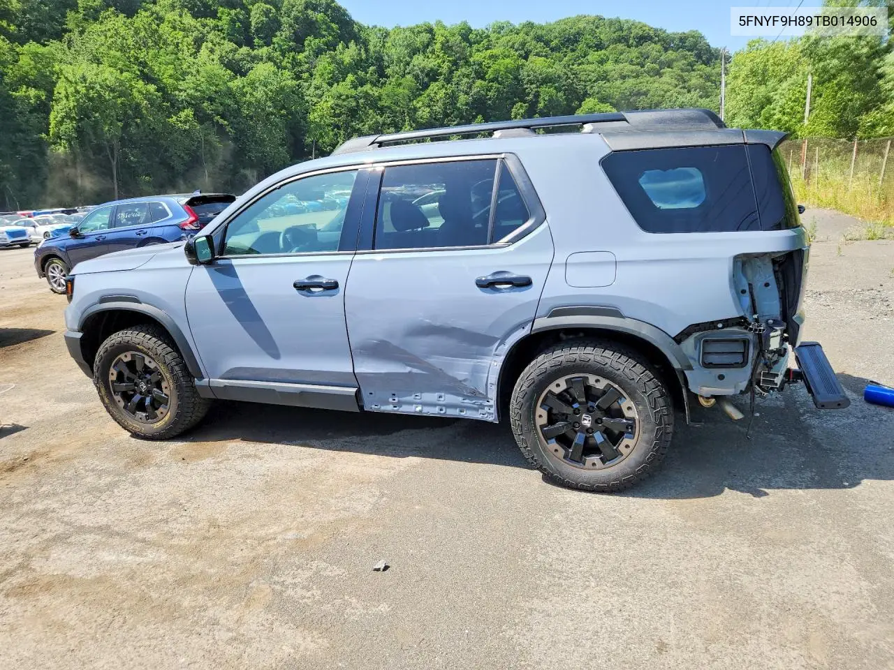 2026 Honda Passport Trailsport Elite VIN: 5FNYF9H89TB014906 Lot: 59881206
