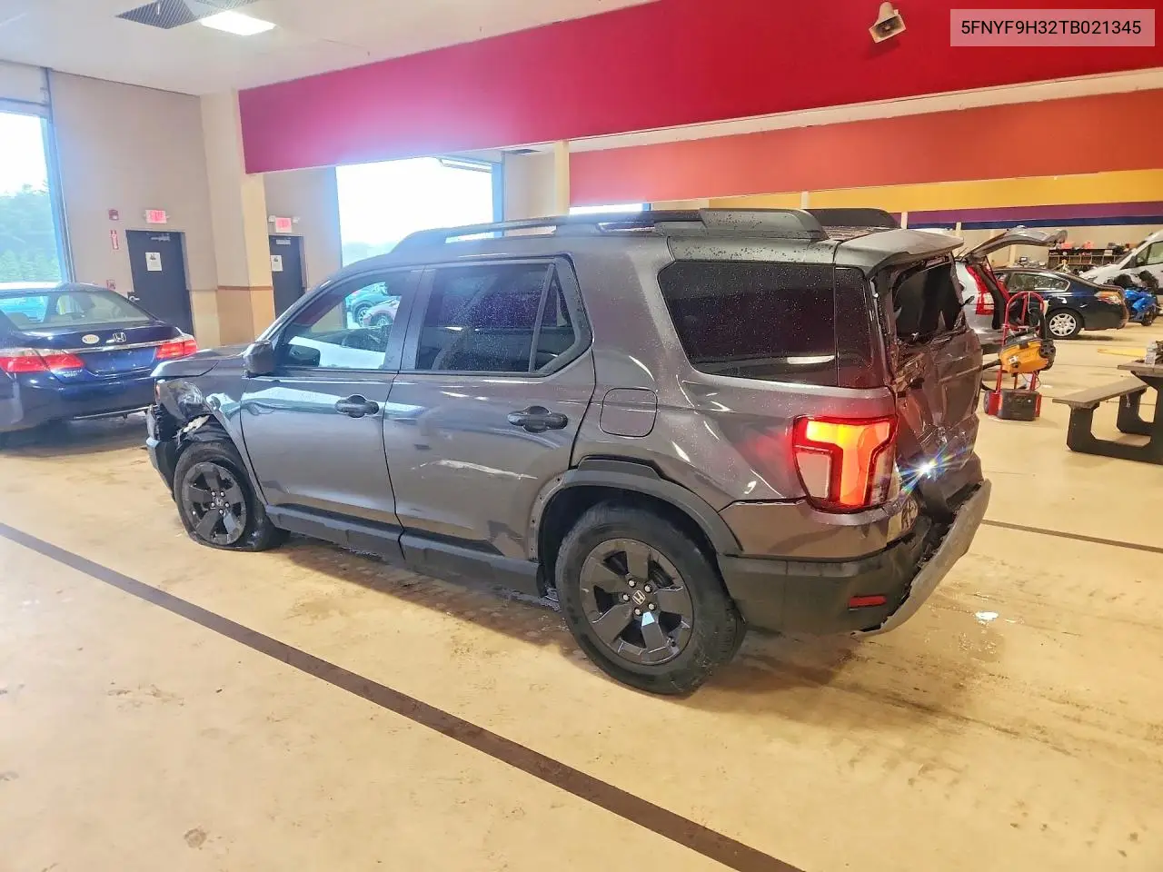 2026 Honda Passport Rtl VIN: 5FNYF9H32TB021345 Lot: 59885956