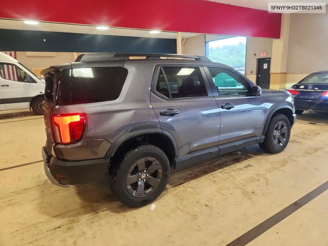 2026 Honda Passport Rtl VIN: 5FNYF9H32TB021345 Lot: 59885956