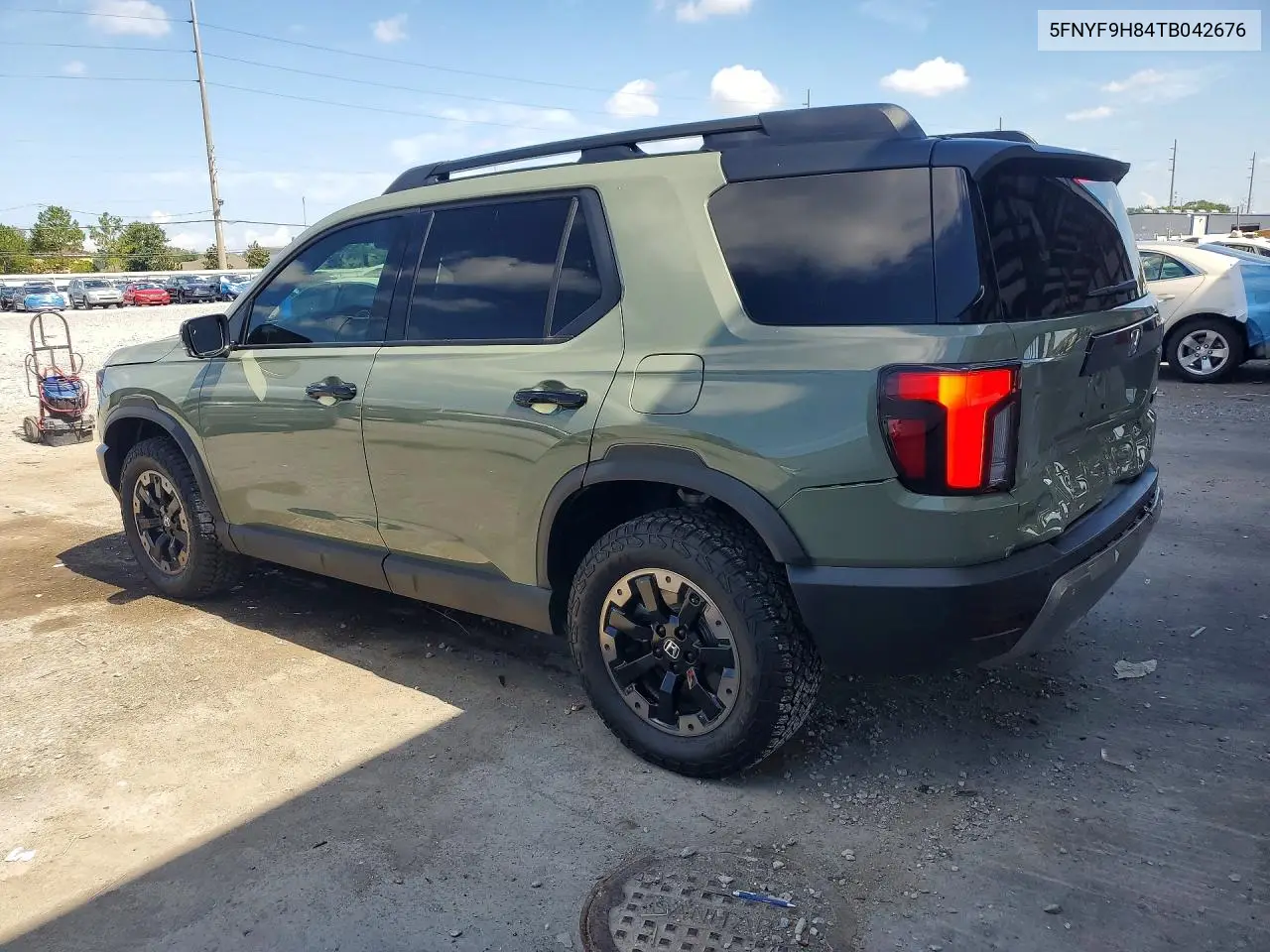 2026 Honda Passport Trailsport Elite VIN: 5FNYF9H84TB042676 Lot: 59916626