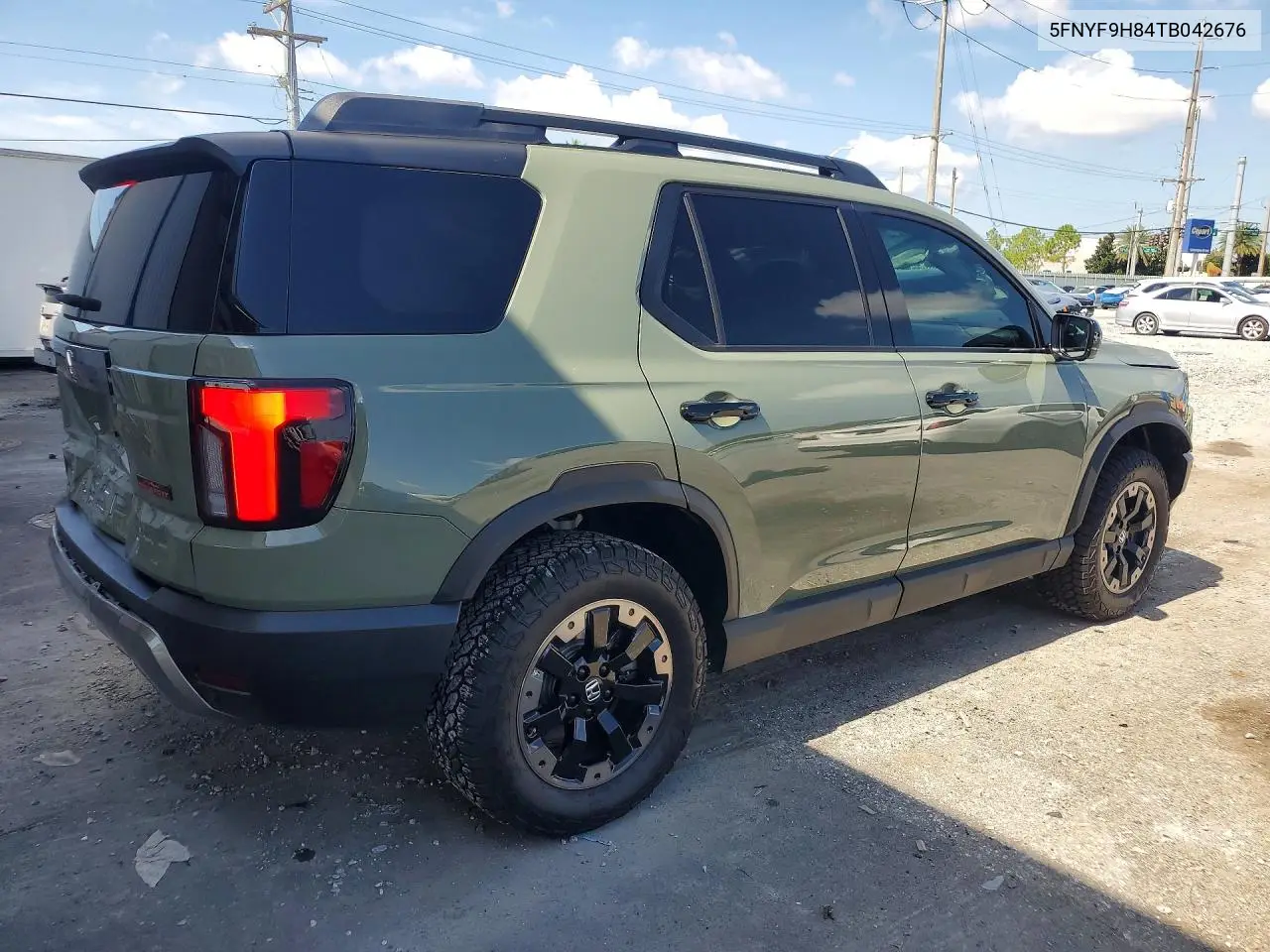 2026 Honda Passport Trailsport Elite VIN: 5FNYF9H84TB042676 Lot: 59916626