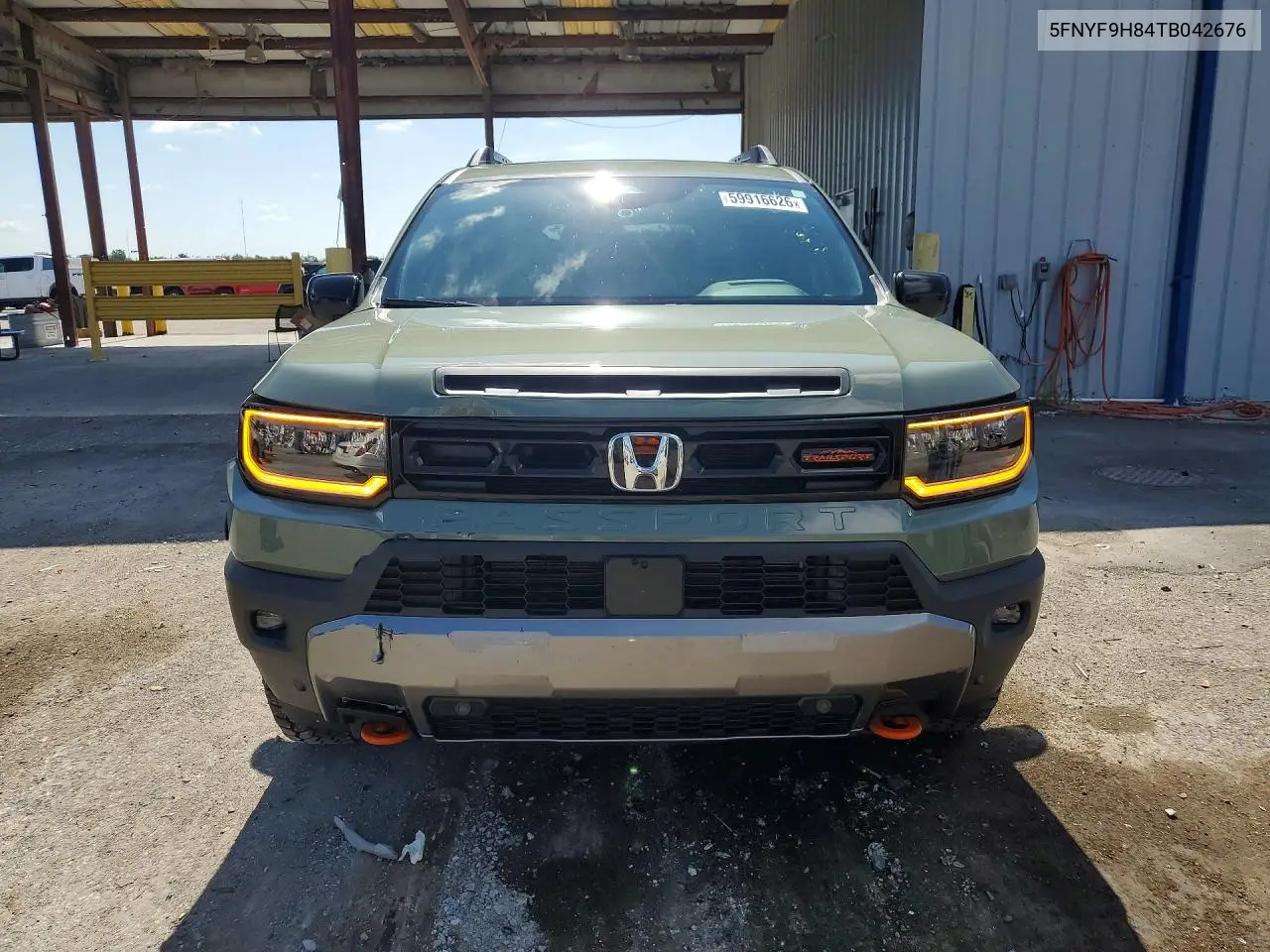2026 Honda Passport Trailsport Elite VIN: 5FNYF9H84TB042676 Lot: 59916626