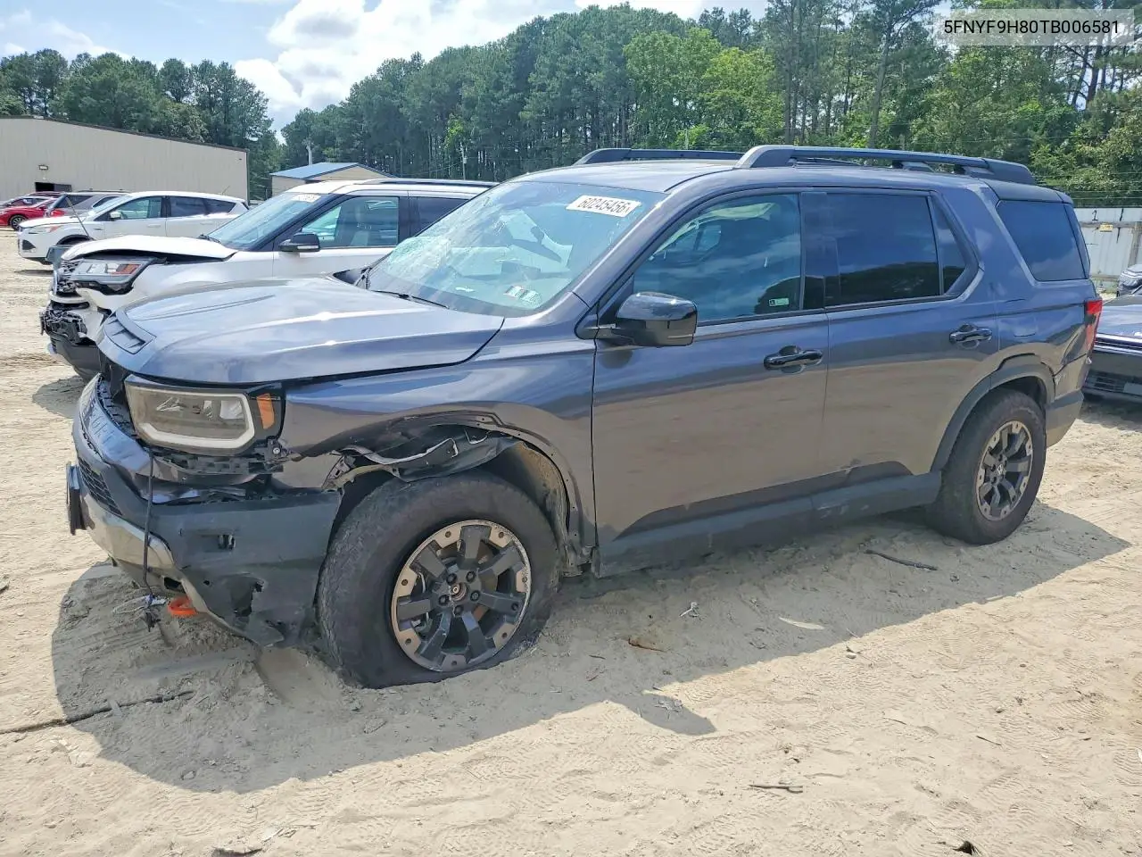 2026 Honda Passport Trailsport Elite VIN: 5FNYF9H80TB006581 Lot: 60245456