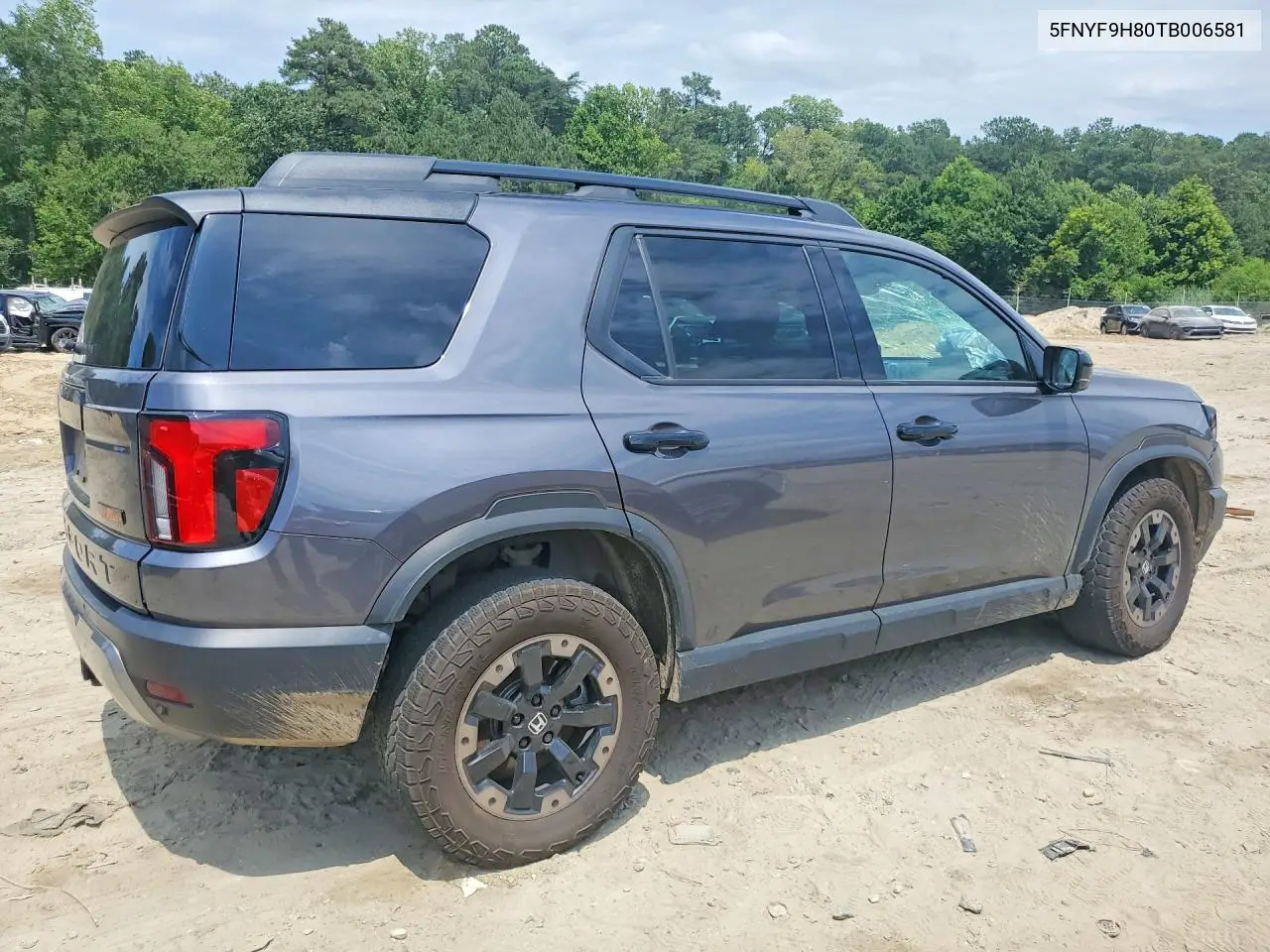 2026 Honda Passport Trailsport Elite VIN: 5FNYF9H80TB006581 Lot: 60245456