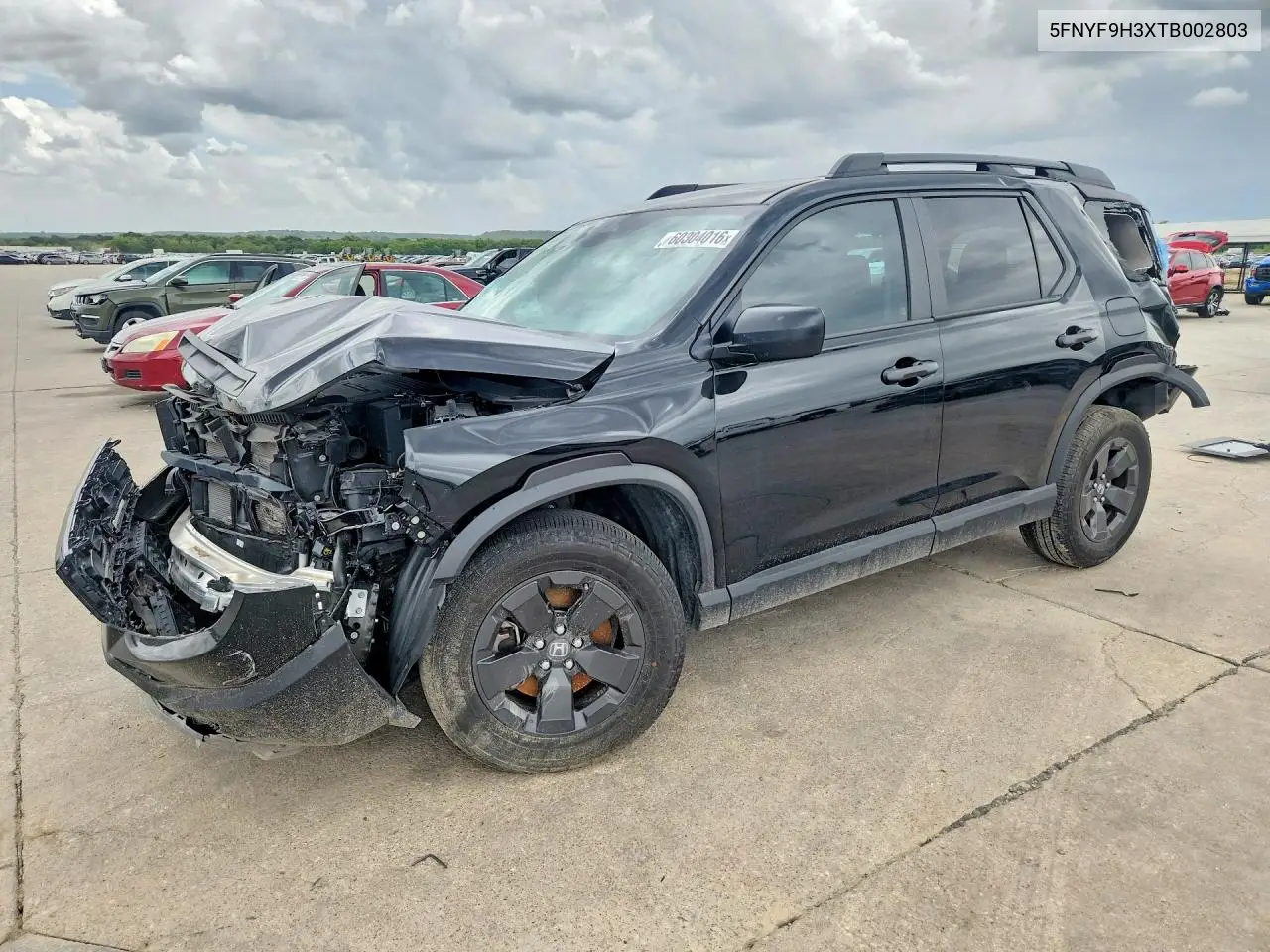 2026 Honda Passport Rtl VIN: 5FNYF9H3XTB002803 Lot: 60304016