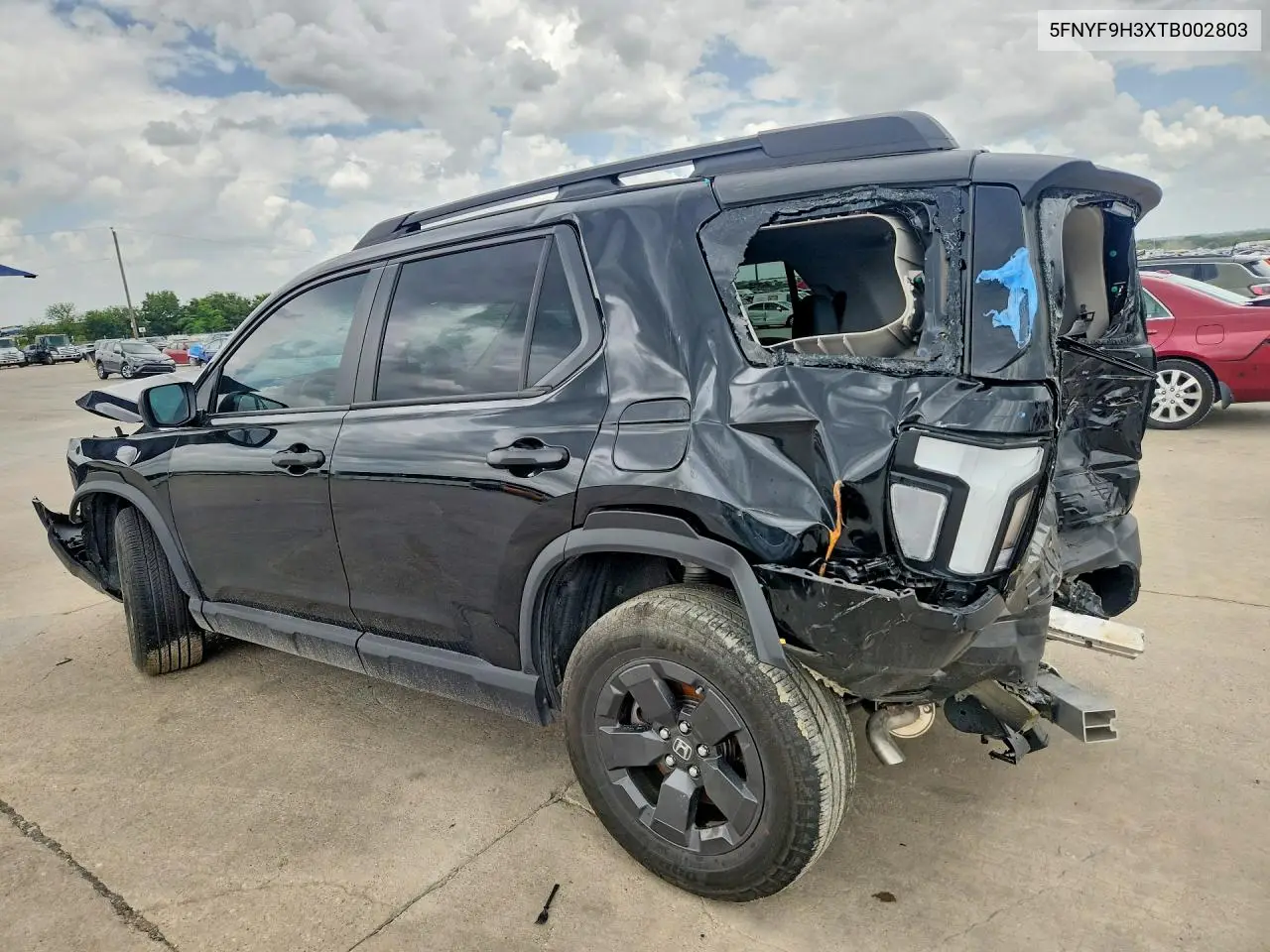2026 Honda Passport Rtl VIN: 5FNYF9H3XTB002803 Lot: 60304016
