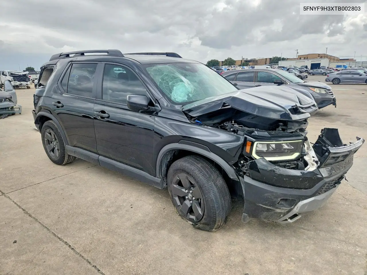 2026 Honda Passport Rtl VIN: 5FNYF9H3XTB002803 Lot: 60304016