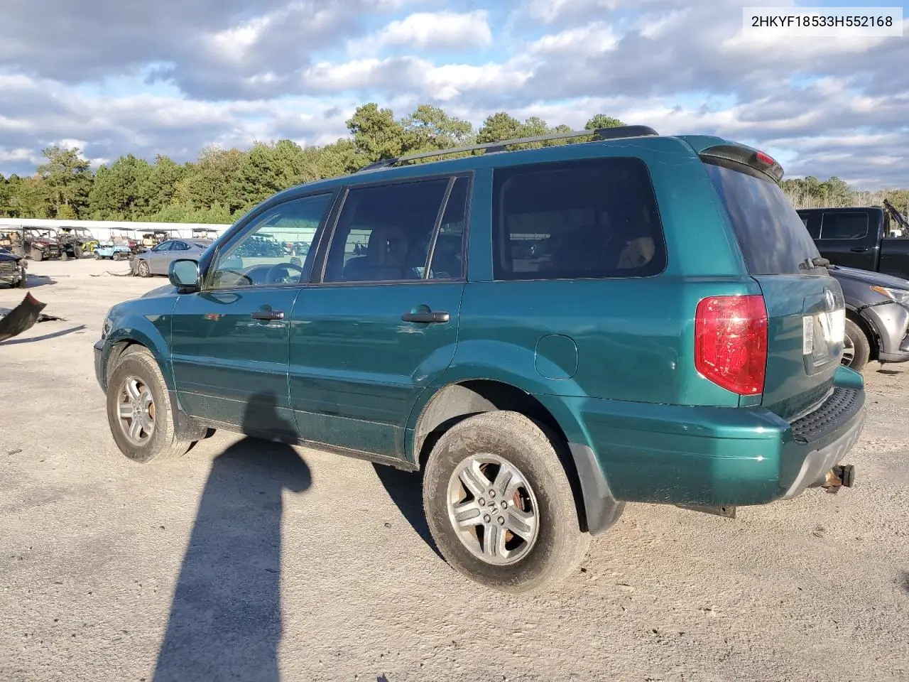 2HKYF18533H552168 2003 Honda Pilot Exl