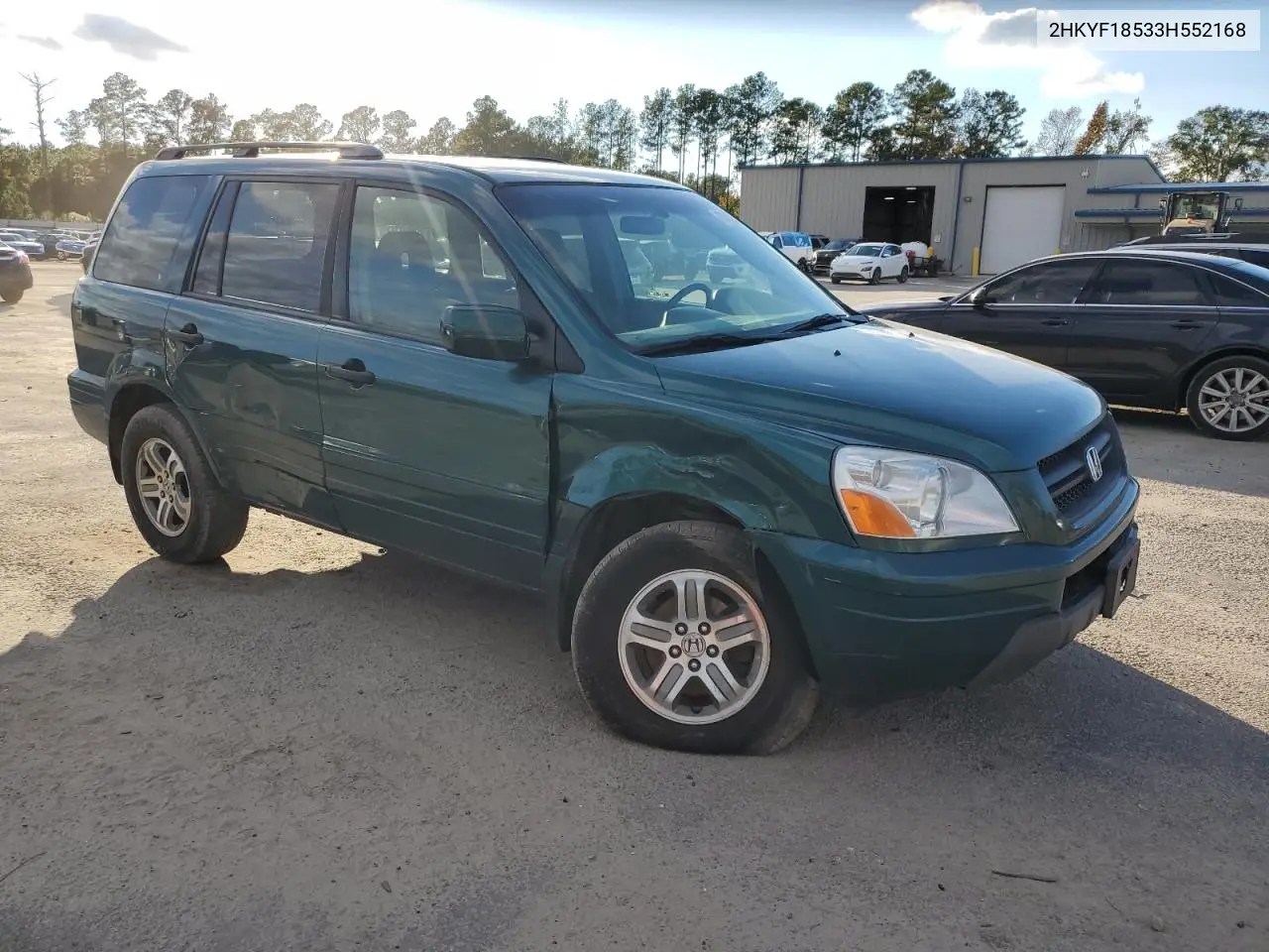 2HKYF18533H552168 2003 Honda Pilot Exl