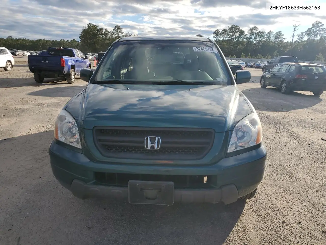 2HKYF18533H552168 2003 Honda Pilot Exl