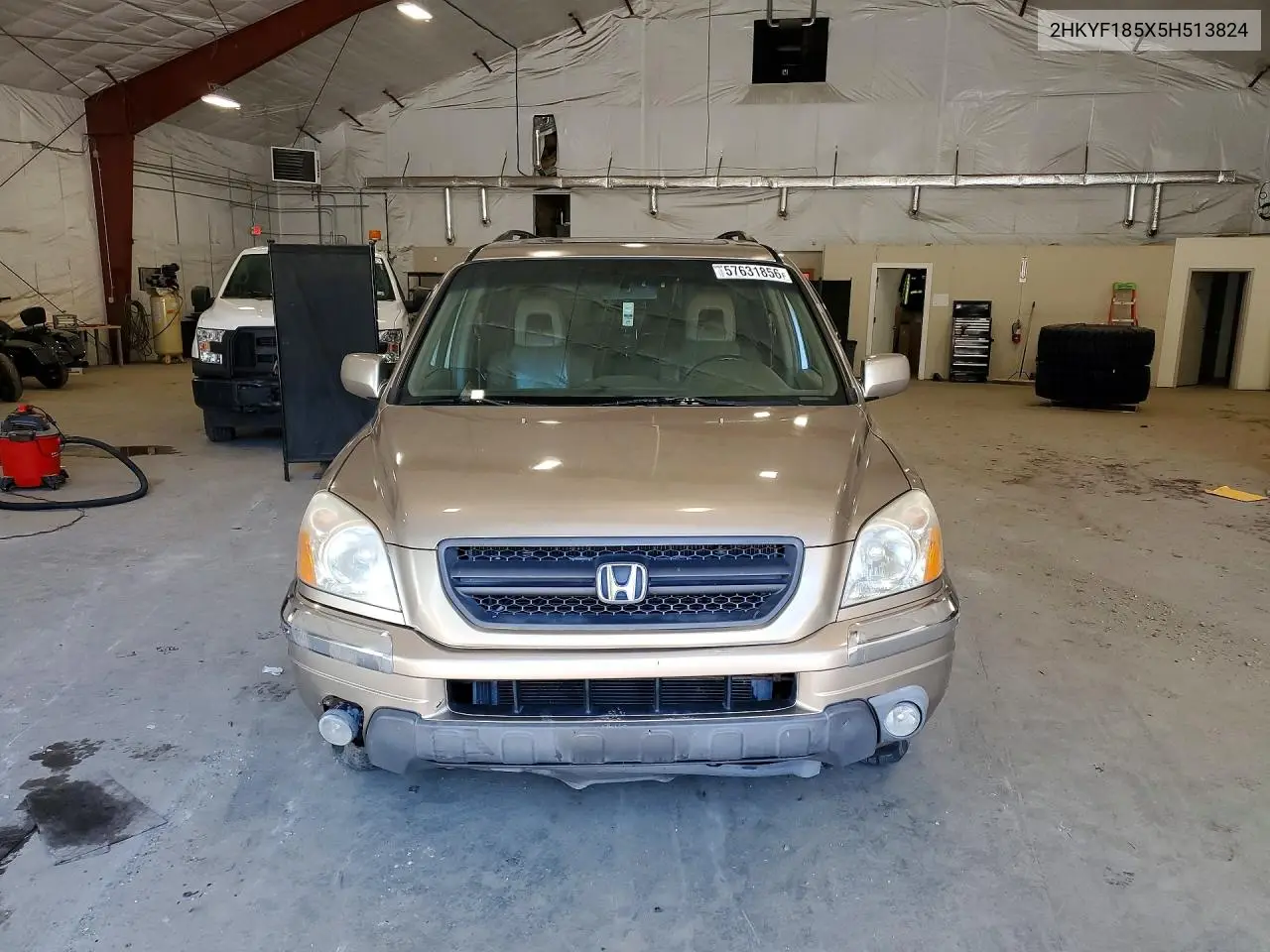 2005 Honda Pilot Exl VIN: 2HKYF185X5H513824 Lot: 57631856