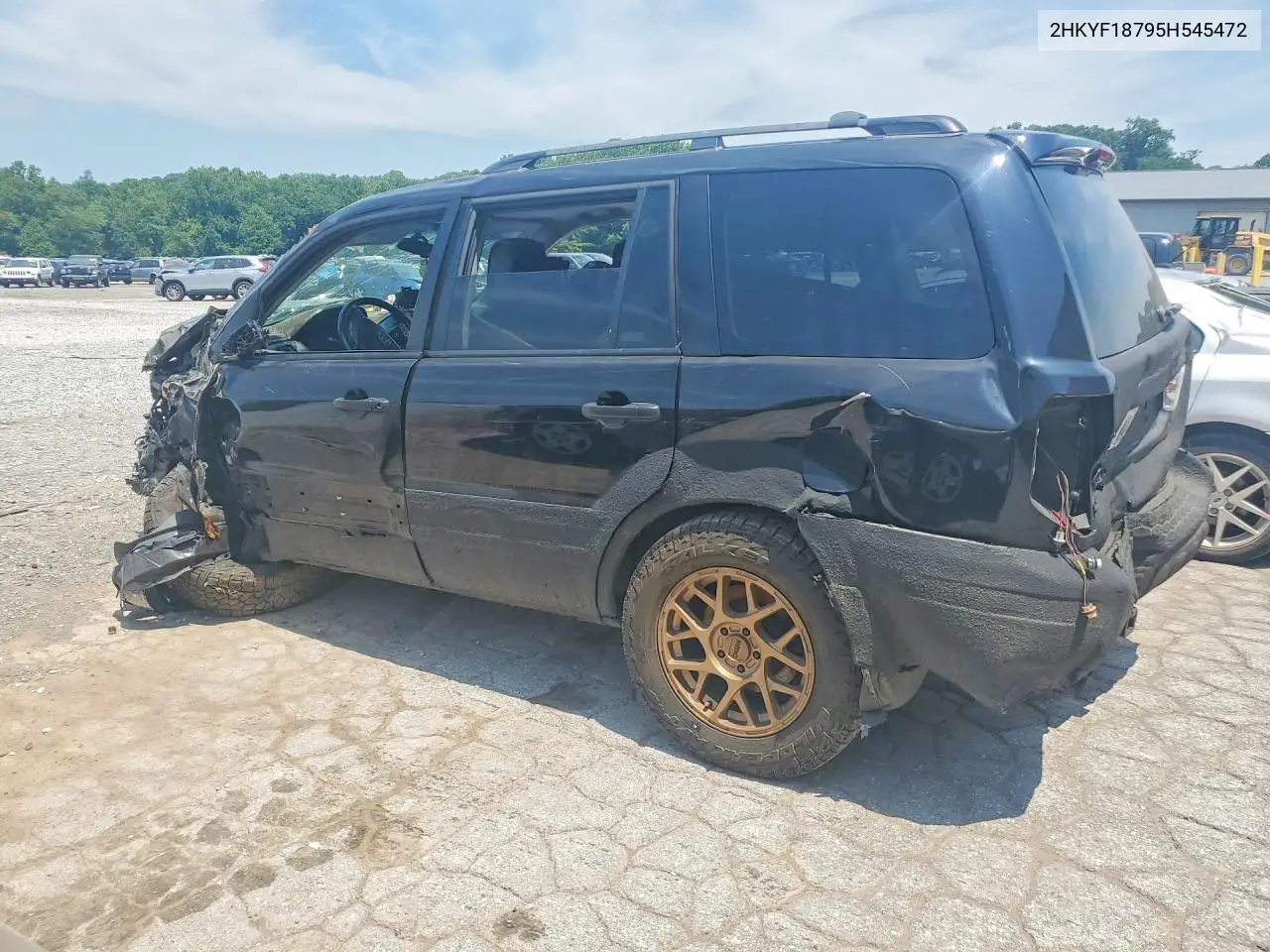 2005 Honda Pilot Exl VIN: 2HKYF18795H545472 Lot: 60953376