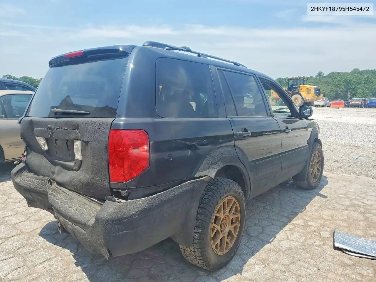 2005 Honda Pilot Exl VIN: 2HKYF18795H545472 Lot: 60953376
