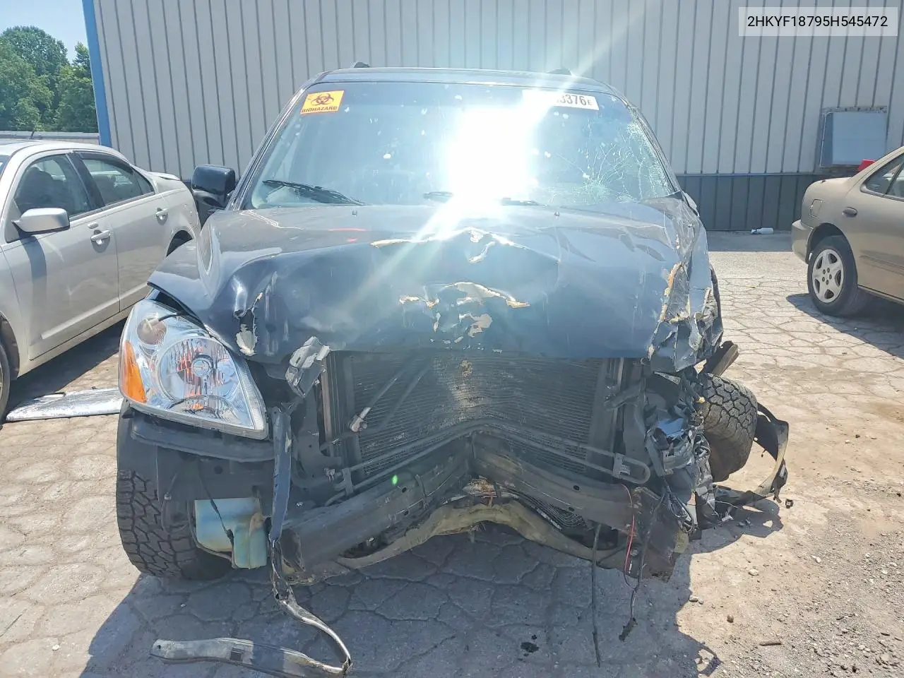 2005 Honda Pilot Exl VIN: 2HKYF18795H545472 Lot: 60953376