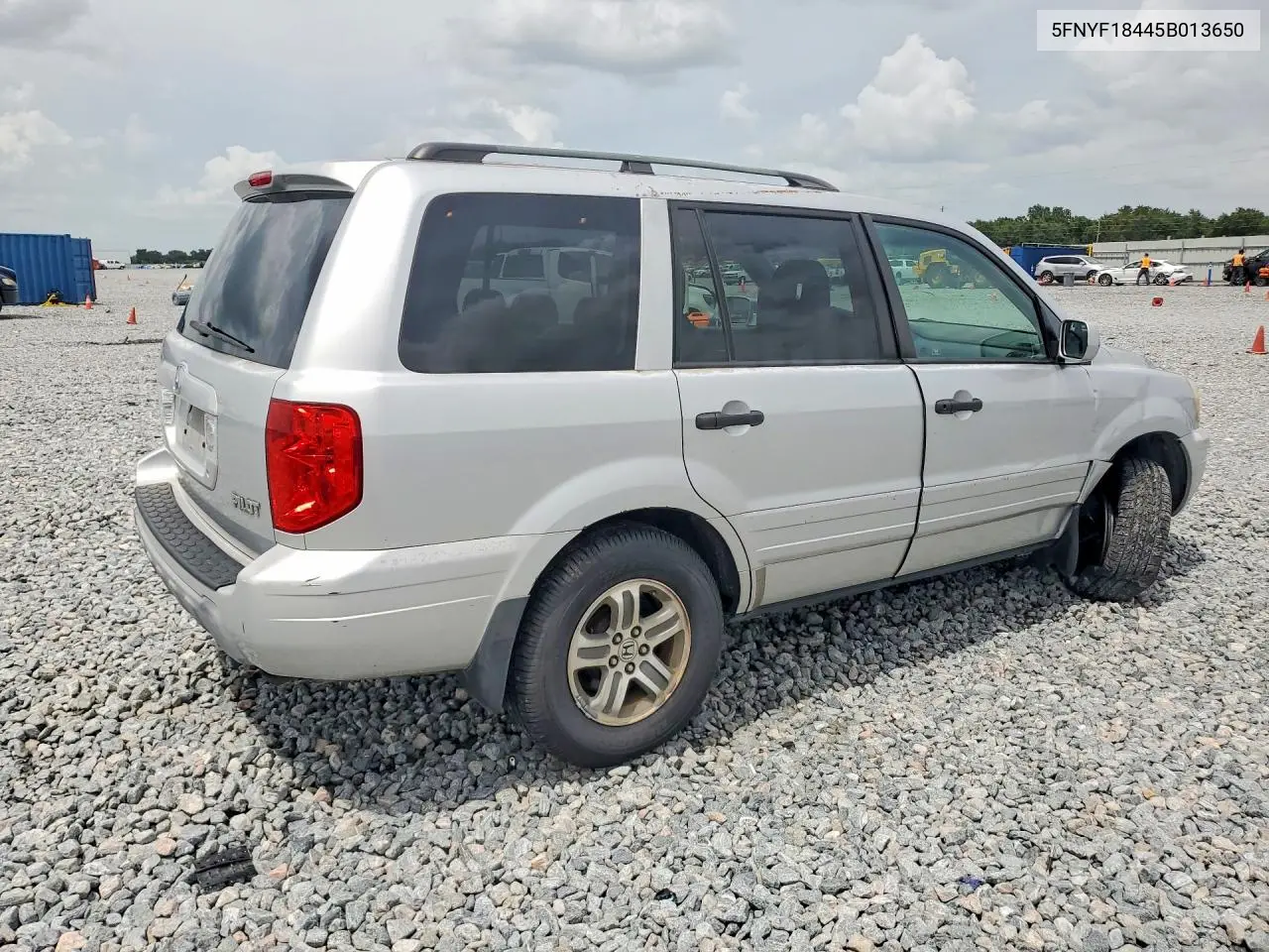 2005 Honda Pilot Ex VIN: 5FNYF18445B013650 Lot: 61662766