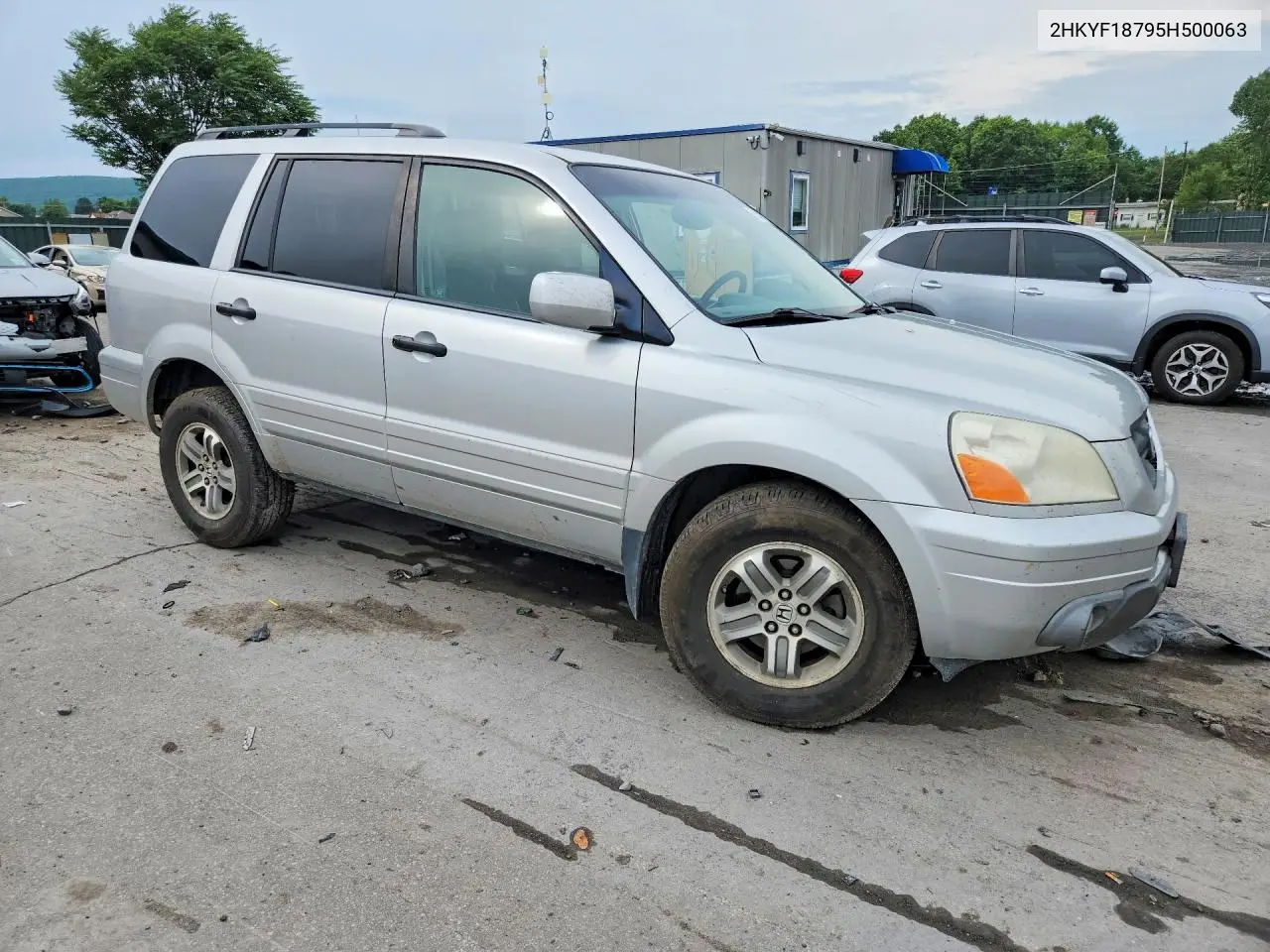 2005 Honda Pilot Exl VIN: 2HKYF18795H500063 Lot: 61889716
