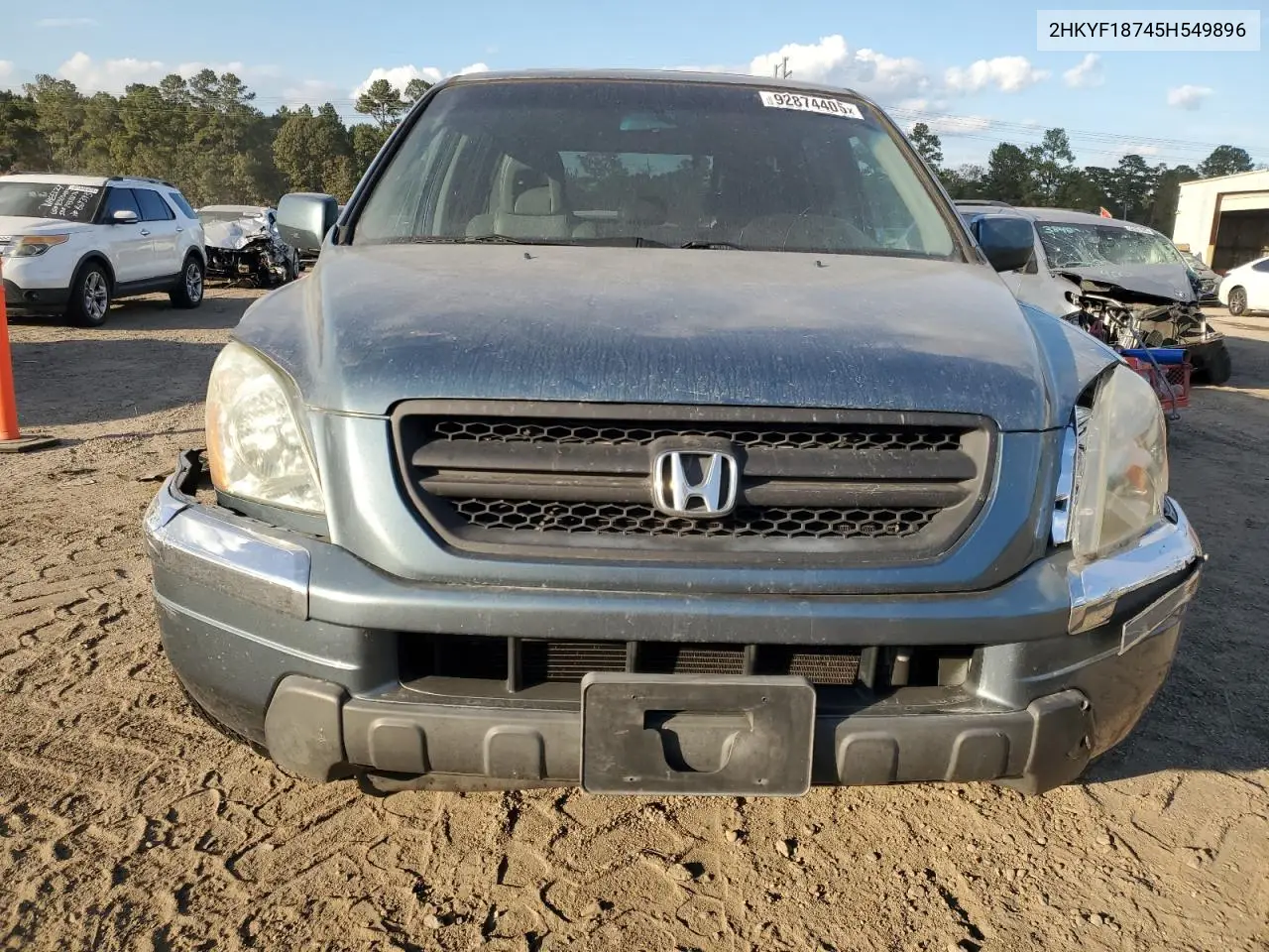 2HKYF18745H549896 2005 Honda Pilot Exl