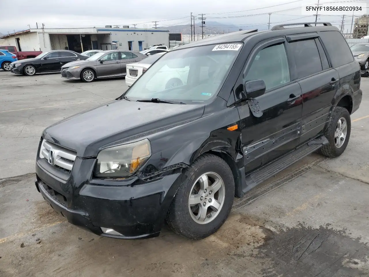 5FNYF18566B020934 2006 Honda Pilot Ex