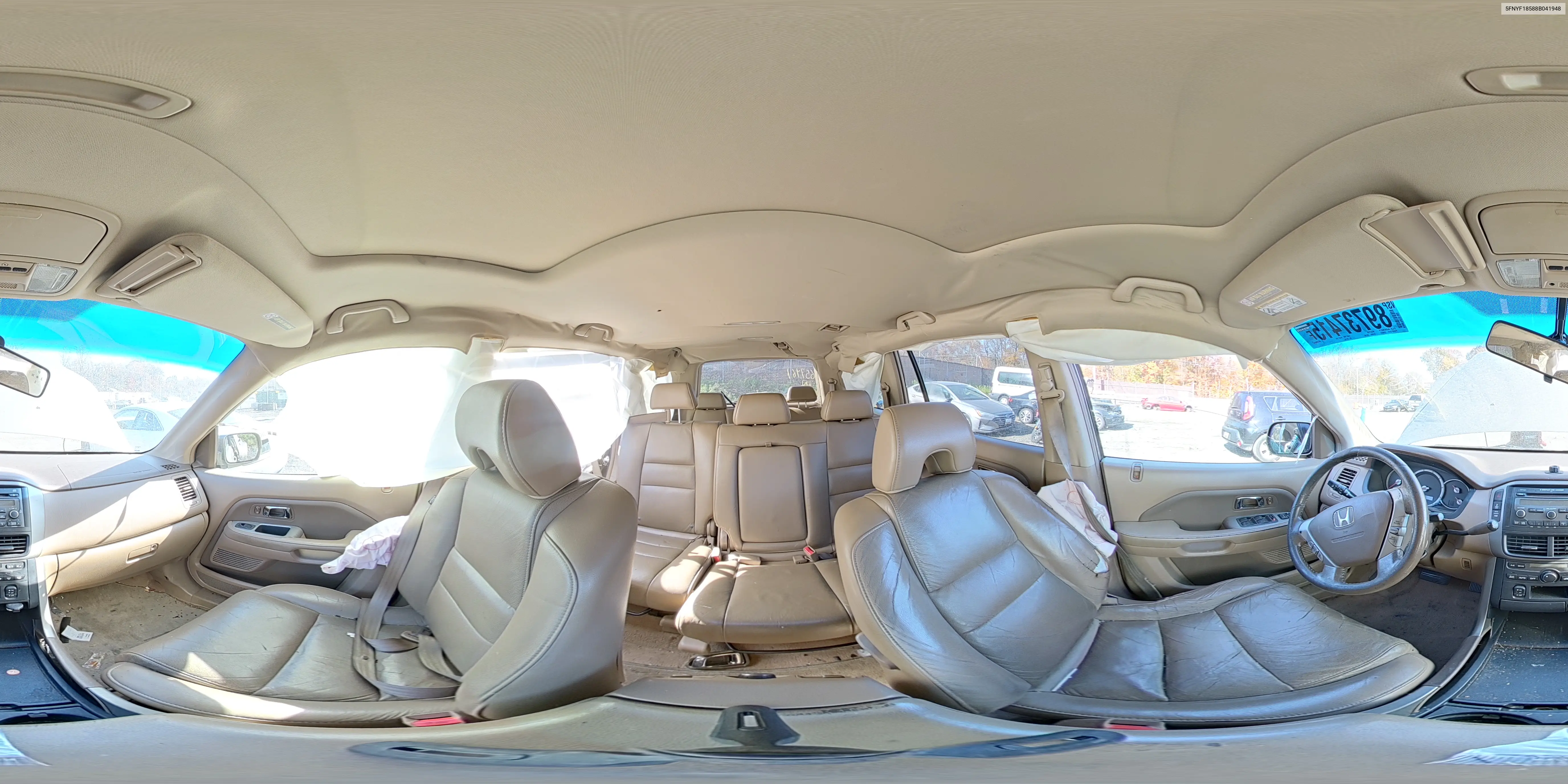 5FNYF18588B041948 2008 Honda Pilot Exl