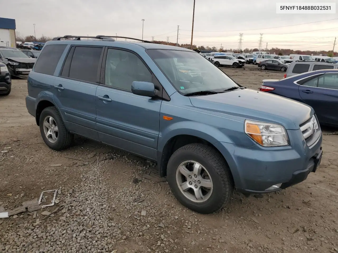 5FNYF18488B032531 2008 Honda Pilot Ex