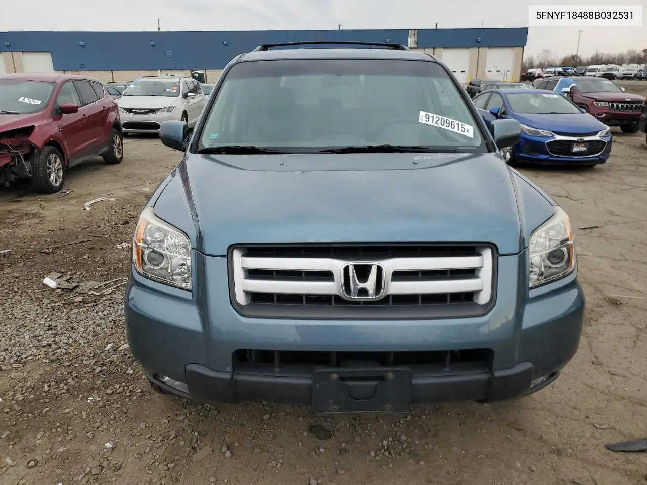 5FNYF18488B032531 2008 Honda Pilot Ex