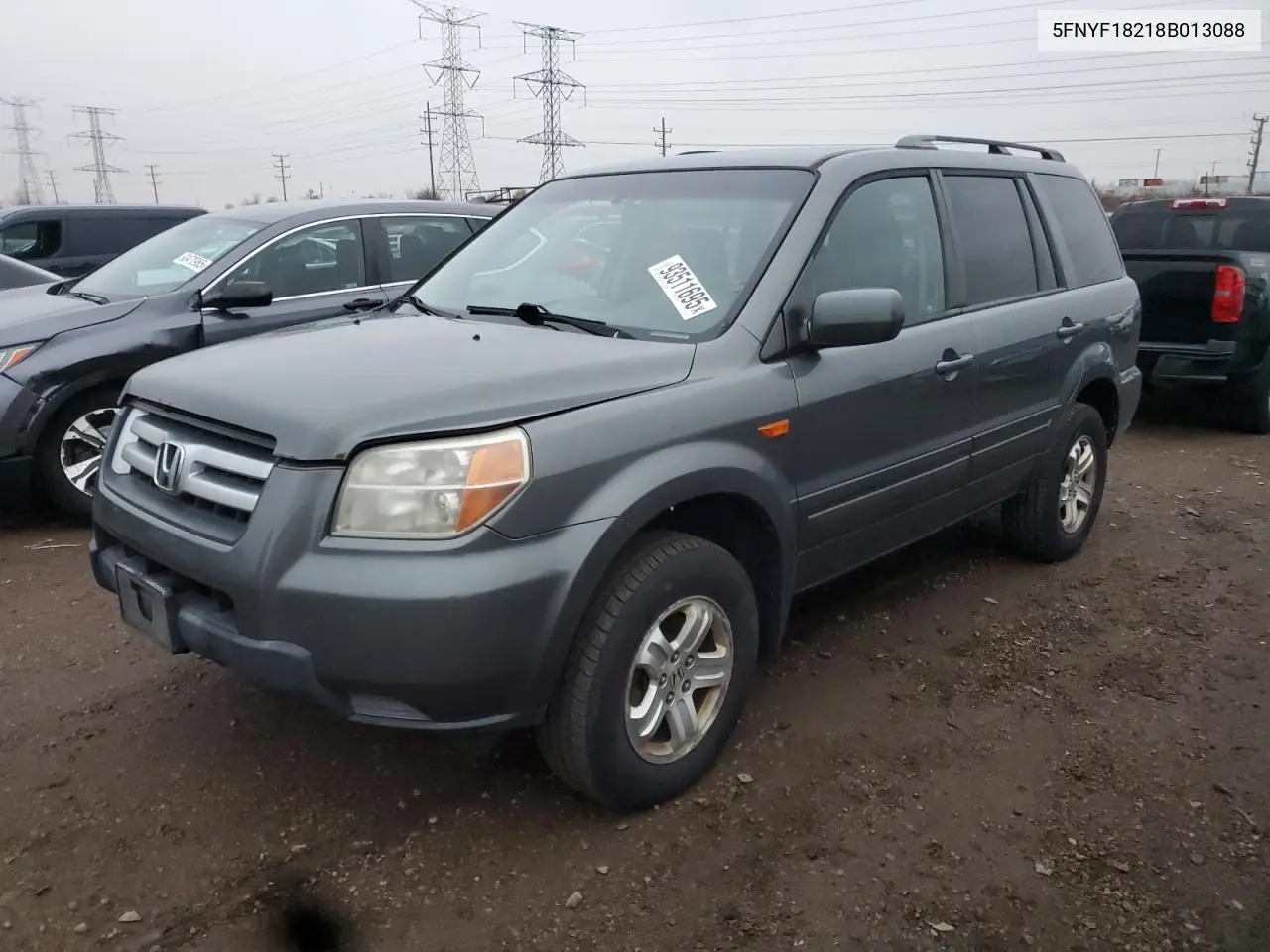 5FNYF18218B013088 2008 Honda Pilot Vp