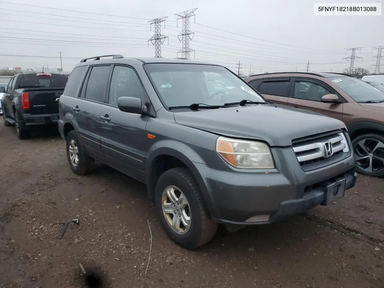 5FNYF18218B013088 2008 Honda Pilot Vp
