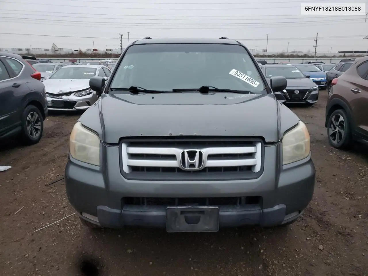 5FNYF18218B013088 2008 Honda Pilot Vp