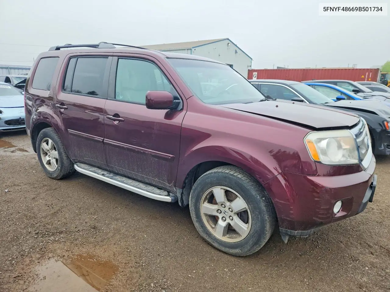 2009 Honda Pilot Exl VIN: 5FNYF48669B501734 Lot: 56483466