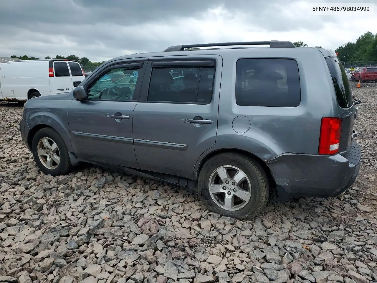 2009 Honda Pilot Exl VIN: 5FNYF48679B034999 Lot: 61716296