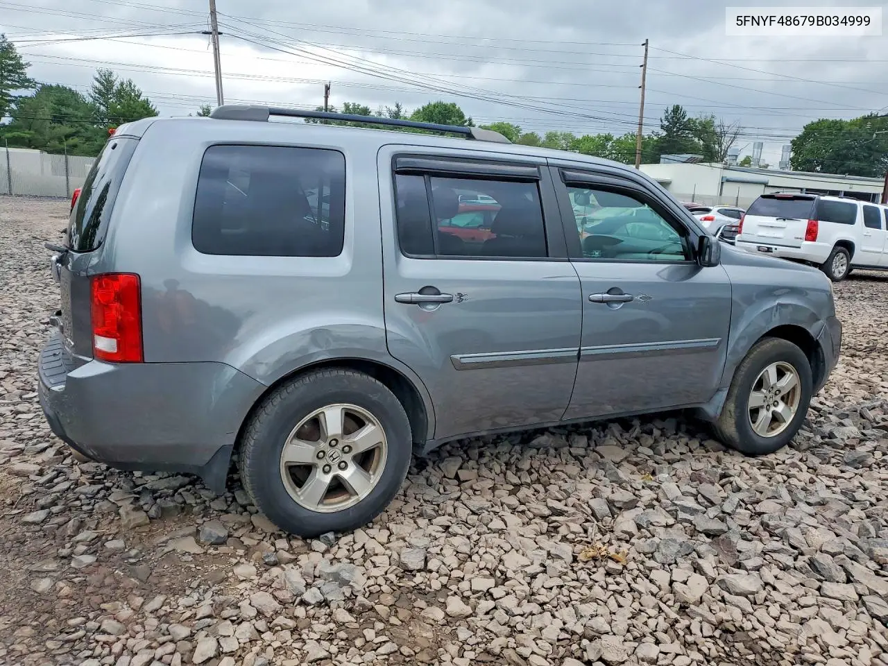 2009 Honda Pilot Exl VIN: 5FNYF48679B034999 Lot: 61716296