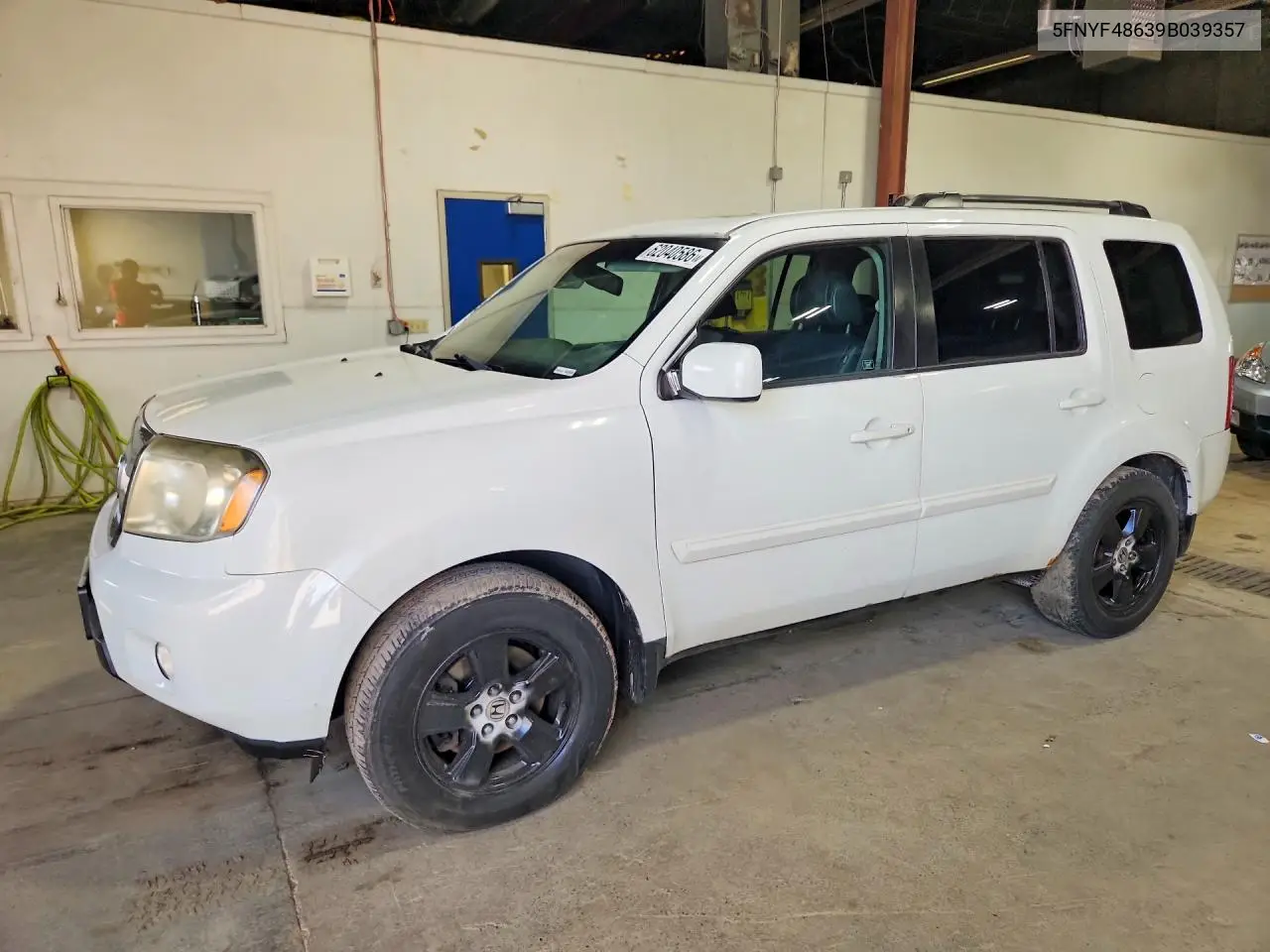 2009 Honda Pilot Exl VIN: 5FNYF48639B039357 Lot: 62040586