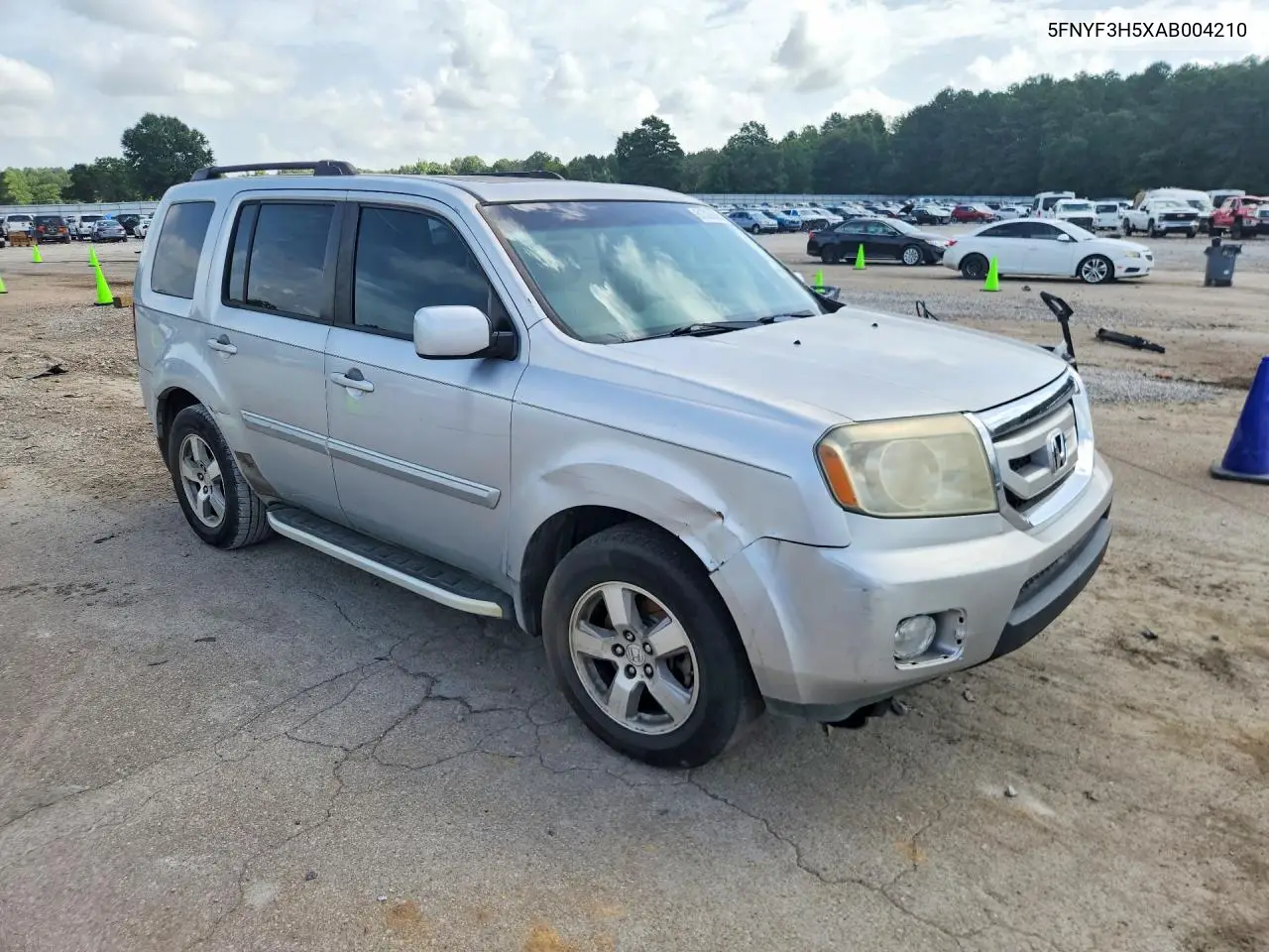 2010 Honda Pilot Exl VIN: 5FNYF3H5XAB004210 Lot: 61323856