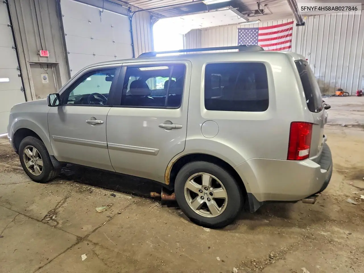 2010 Honda Pilot Exl VIN: 5FNYF4H58AB027846 Lot: 62033056