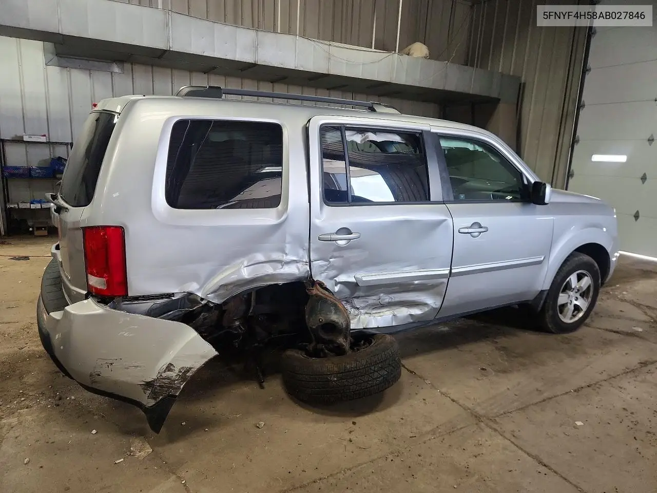 2010 Honda Pilot Exl VIN: 5FNYF4H58AB027846 Lot: 62033056