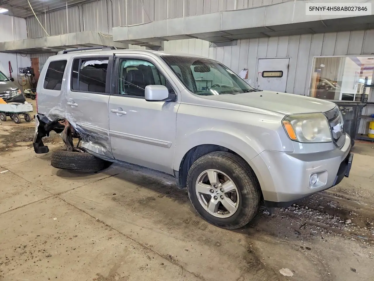 2010 Honda Pilot Exl VIN: 5FNYF4H58AB027846 Lot: 62033056