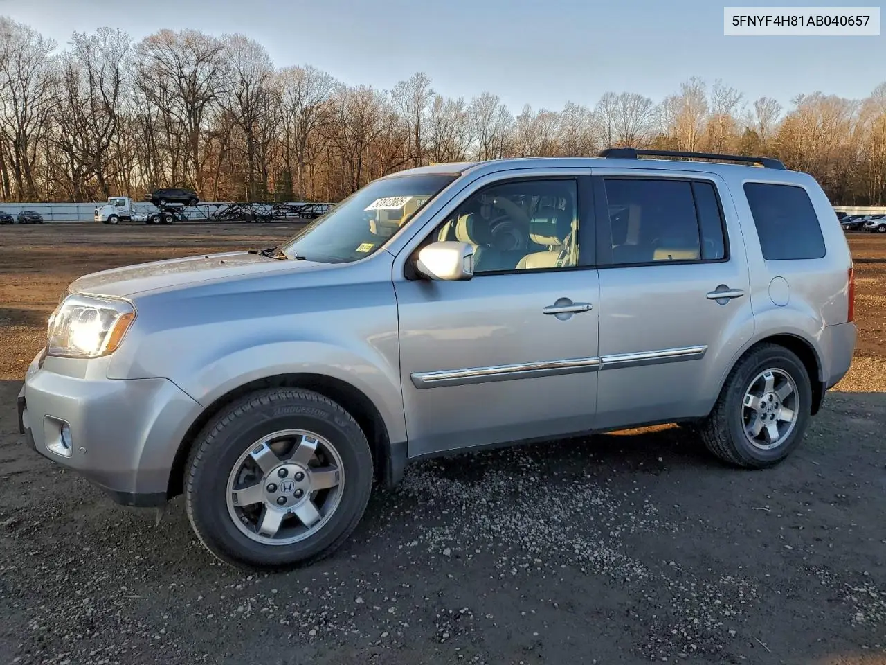 5FNYF4H81AB040657 2010 Honda Pilot Touring